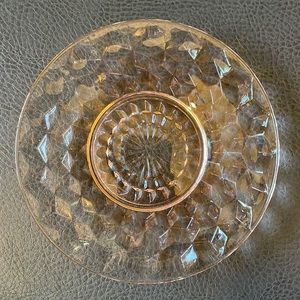 Jeannette CUBE Cubist Pink Plate